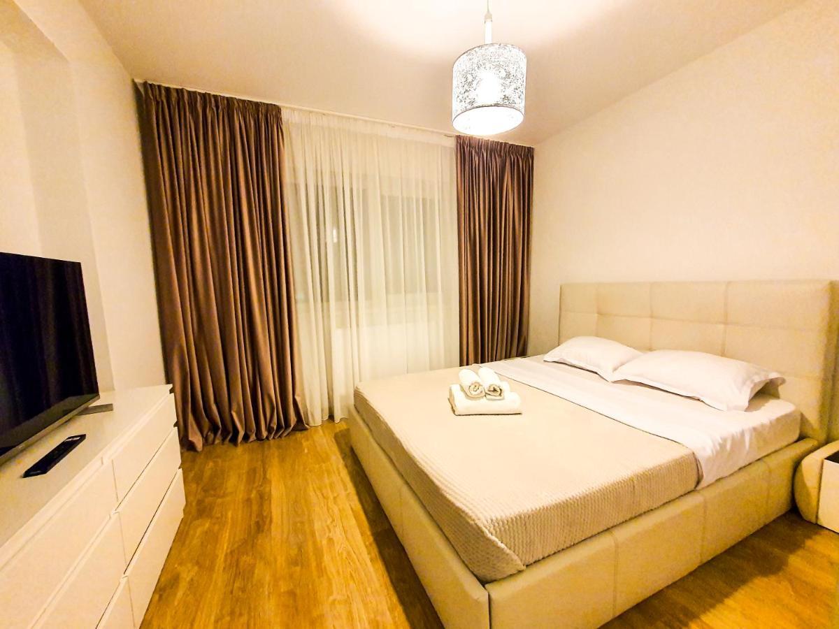 Luxurious Retreat 1Br Apartment With Netflix, Private Parking And Self Check In Popesti-Leordeni Exterior foto